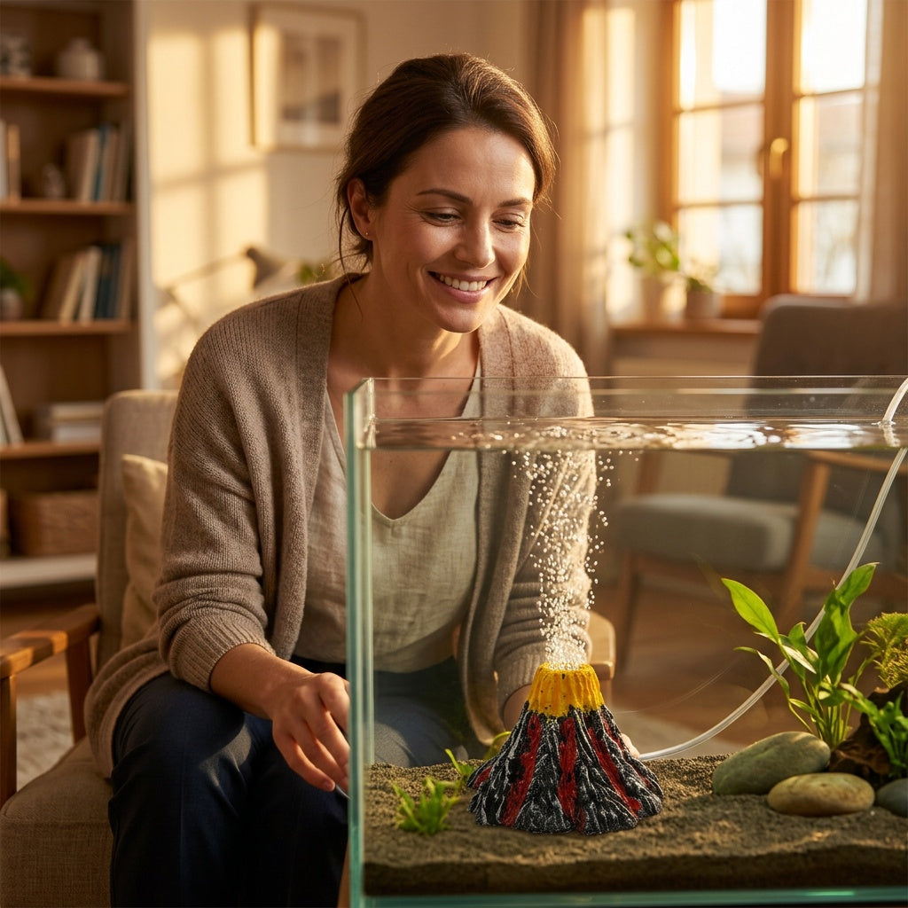 Aquarium Volcano Bubbler